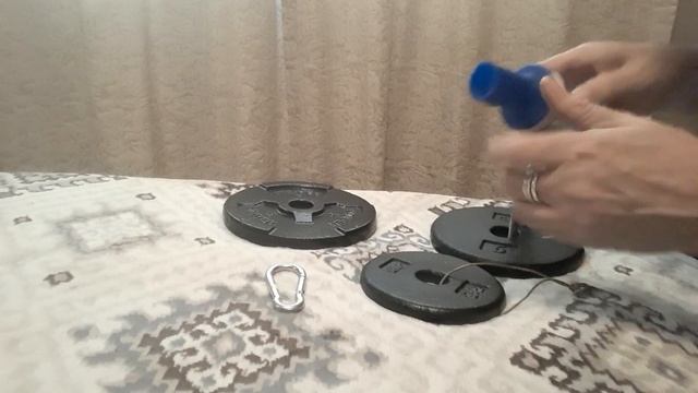 DIY PE weight hanging system