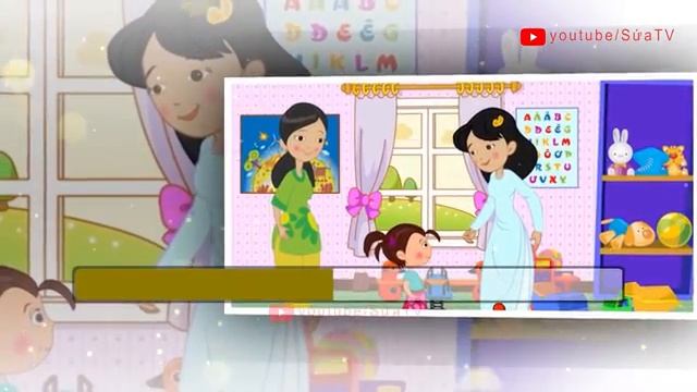 Cháu Đi Mẫu Giáo KARAOKE NHẠC THIẾU NHI Có lời Cháu lên ba ,cháu đi mẫu giáo vì cháu không khóc nhè
