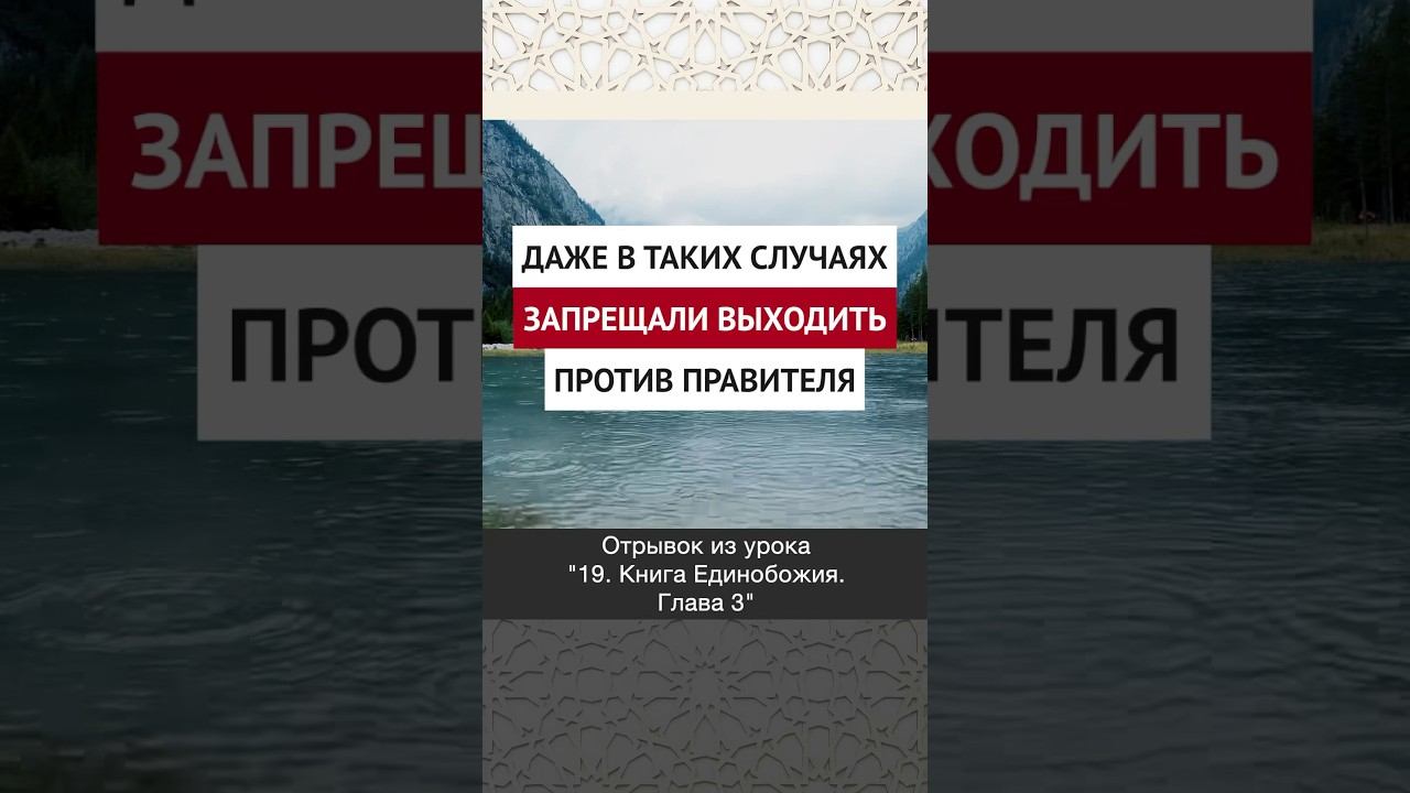 Даже в таких случаях запрещали выходить против правителя || Ринат абу Ибрахим #ислам #коран #вера