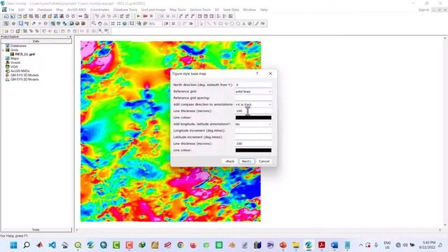 Oasis montaj - Spectral analysis of an aeromagnetic data (Part 4)