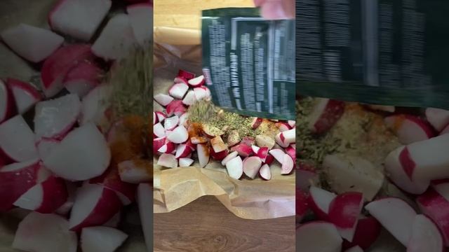 Запечённый редис!