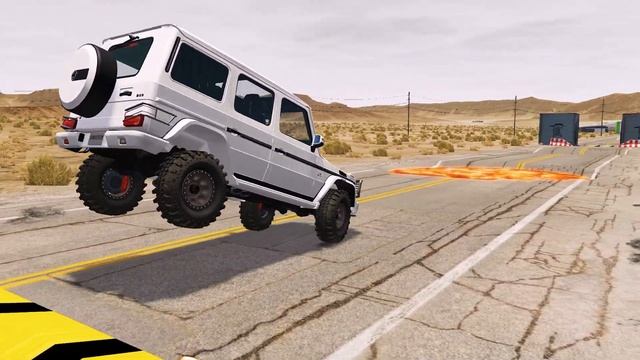 КрашТест Симулятор - BeamNG.drive - Играмания! ТестДрайв!#Препядствия #ямы #встречныемашины #поезда