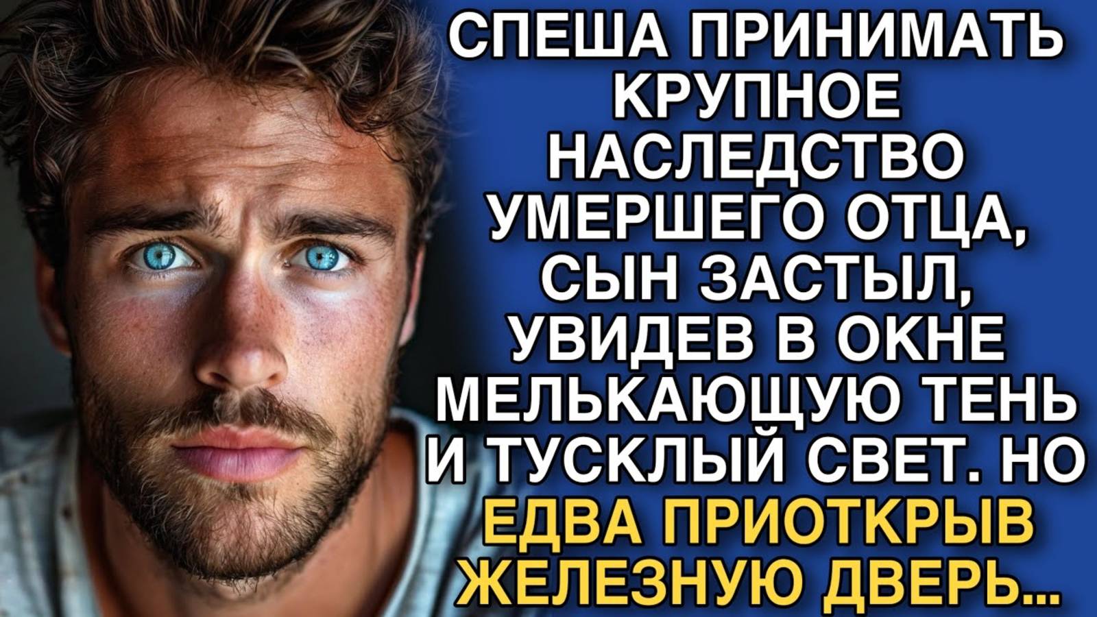 СПЕША ПРИНИМАТЬ КРУПНОЕ НАСЛЕДСТВО УМЕРШЕГО ОТЦА, СЫН ЗАСТЫЛ, УВИДЕВ В ОКНЕ МЕЛЬКАЮЩУЮ ТЕНЬ...