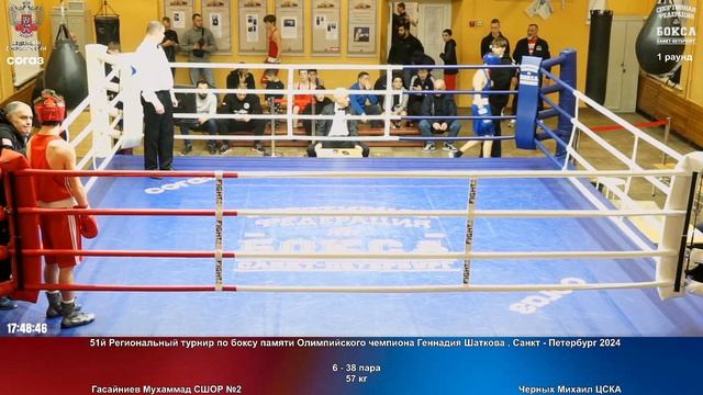 38 57 кг Гасайниев Мухаммад СШОР №2 Черных Михаил ЦСКА
