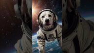 щенок в космосе