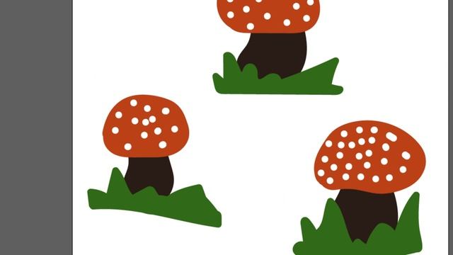 Рисуем грибы часть 44