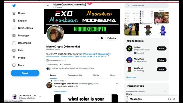Gromlins, Raresama, Exosama, Moonsama by @DonnieBigBags.