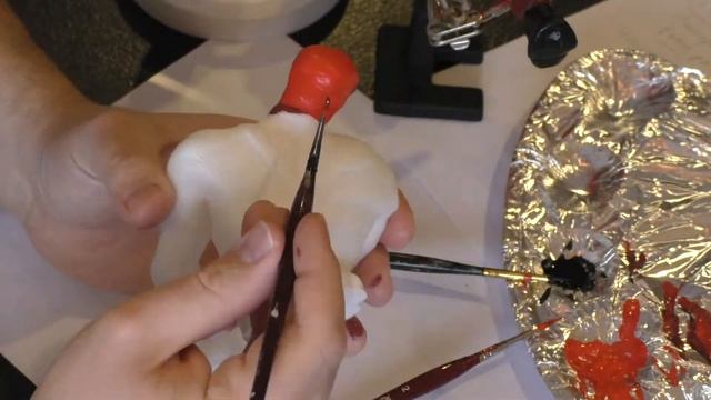 Deadpool: 3D Printed and Painted with Acrylics