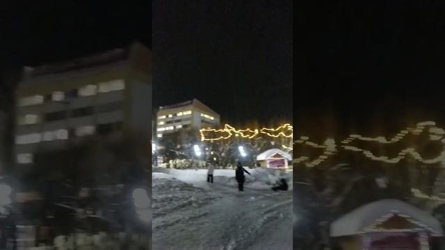 2024-12-12-203532015.mp4 Елена Дружиненко Воркута! Строительство Снежного городка!