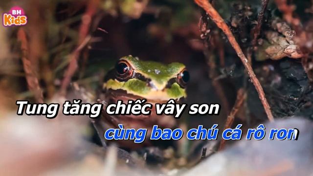 KARAOKE Chú Ếch Con - Nhạc Karaoke Cho Bé