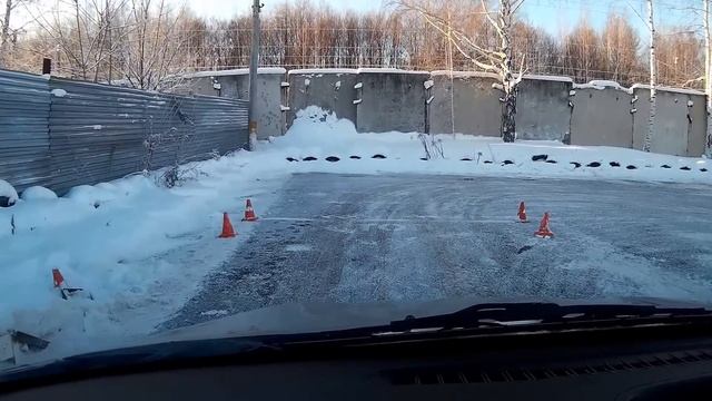 Упражнения на автодроме 2018: Горка.