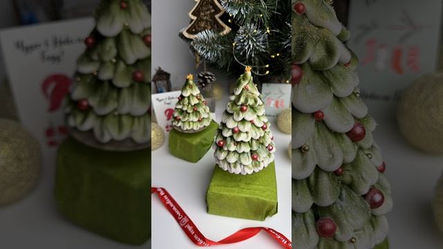 Елочка новогодняя зефирная