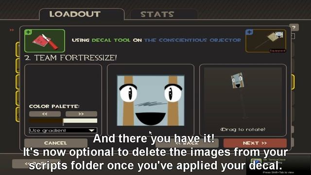 Team Fortress 2 - How To Have Fully Colored Decals! /READ THE VIDEO DESCRIPTION!/ Working 2022