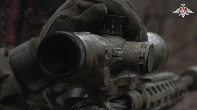 Боевая работа снайперов-десантников
