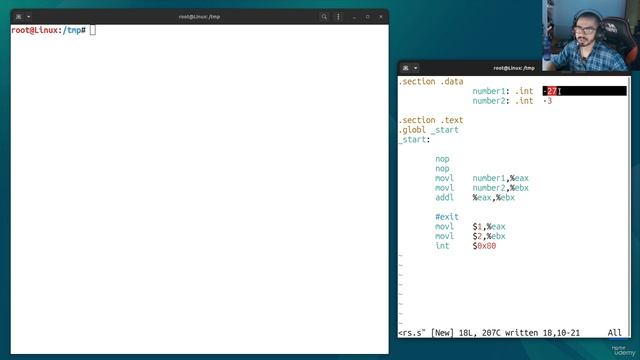 6. Using numbers in assembly programming 1