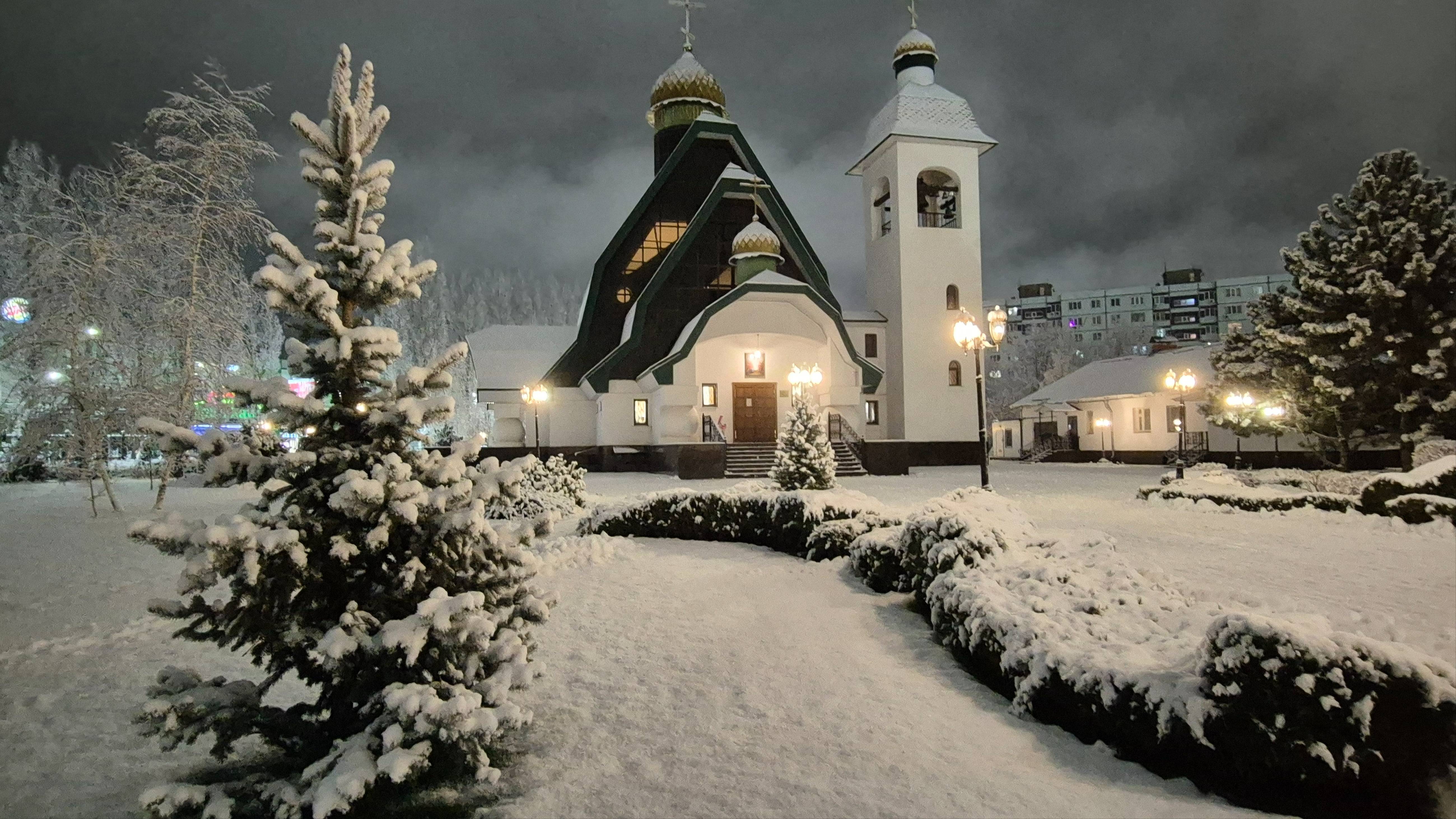 Первый снег в Балаково