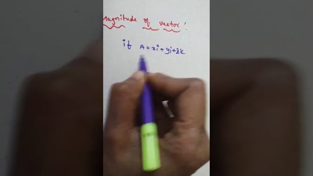 vector magnitude formula @physicsstudytime physics vectors