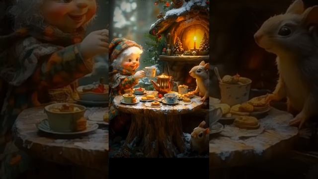 эльфы готовятся к рождеству