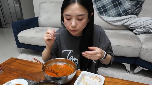 부모님 집밥(?) 해드렸어요! 된장찌개,육개장,닭곰탕 6인분 싹쓸이😗