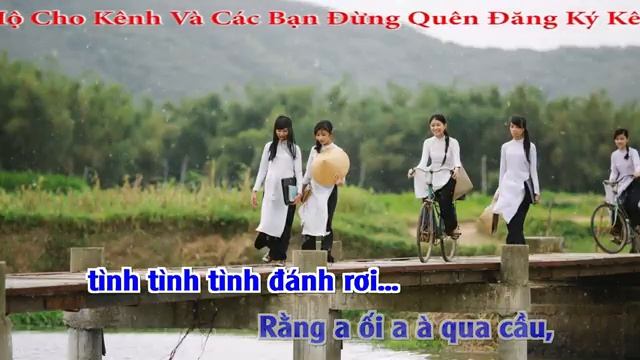 Qua Cầu Gió Bay Karaoke Tone Nam