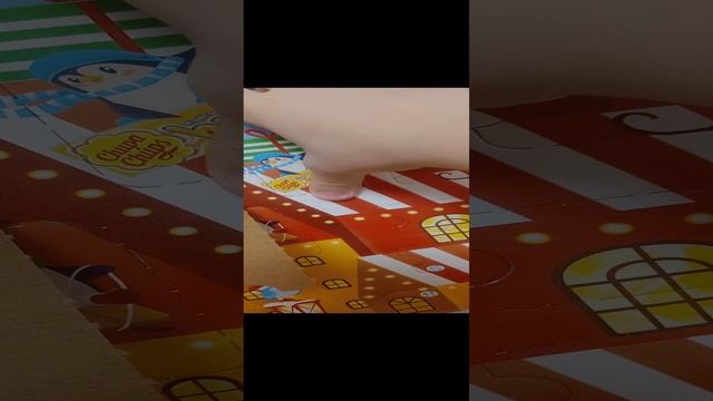 открываю адвент календарь от чупа-чупс часть5