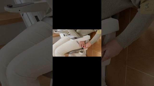Лестничный кресельный подъемник для инвалидов и пожилых (для одного лестничного пролёта)