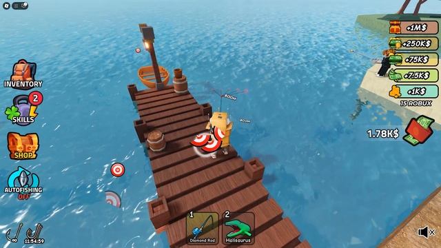 ПОЙМАЛ ЛЕГЕНДАРНОГО ПОДВОДНОГО МОНСТРА ЧЕЛЛЕНДЖ ROBLOX GO FISHING