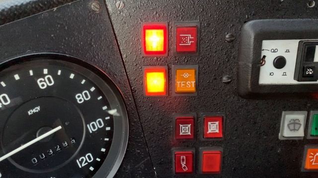 Ikarus 280 – запуск двигателя RABA D10 с использованием штатного ЭФУ