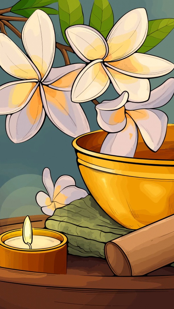 🌸 Цветок и ступа из 356 ячеек! 🎨🖌️Краски мира! Мы старались 29 минут.