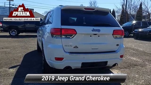 Certified 2019 Jeep Grand Cherokee Overland, Mt Ephraim, NJ 68858A
