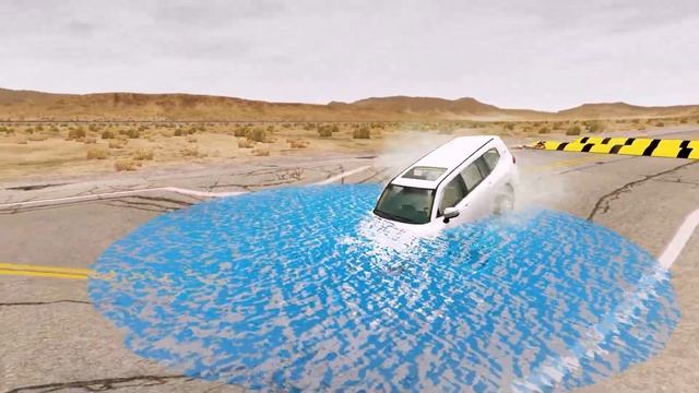 Играем в BeamNG Drive! Преодоление препятствий на различных автомобилях!