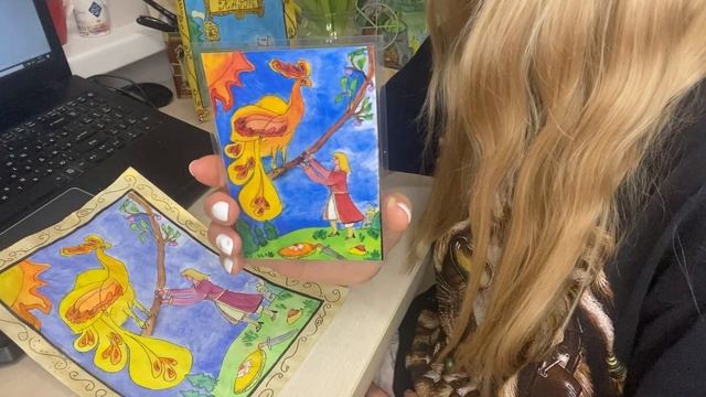 Жар Птица -карта из колоды «Мир сказочных карт»
