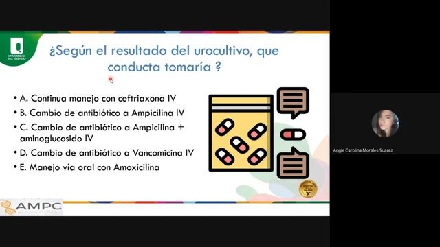 Tratamiento en Infección de vías urinarias en pediatría - Dra. Carolina Morales Suarez