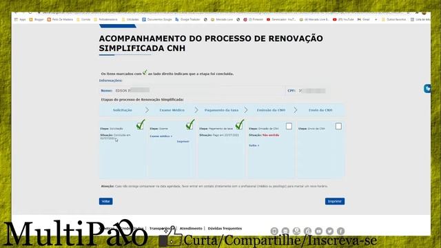 Quanto tempo demora a renovaçao da cnh prazo carteira digital versao