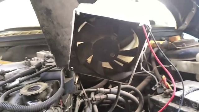 турбина на автомобиль самодельную решил сделать с компьютерного кулера, посмотреть, что получится