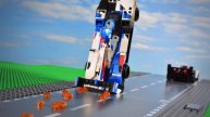 Переворот гоночной БМВ! LEGO Мультики