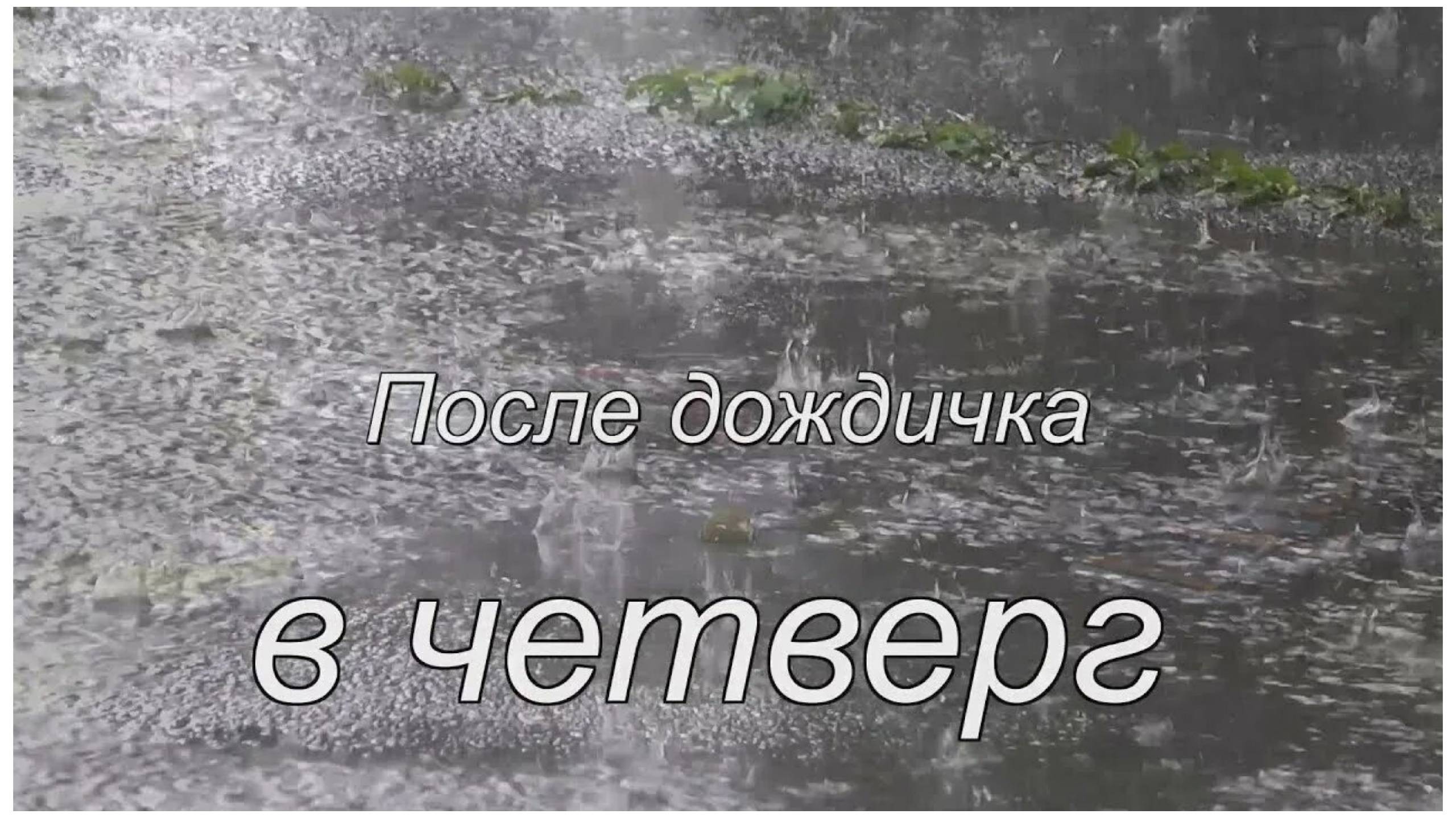 После дождичка в четверг.Вроде чего там, а сколько всего.Рыбный день.