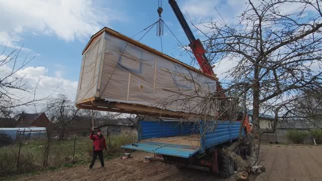 Заказ-Дом: как происходит доставка бытовки на участок, купить дачную бытовку в Московской области