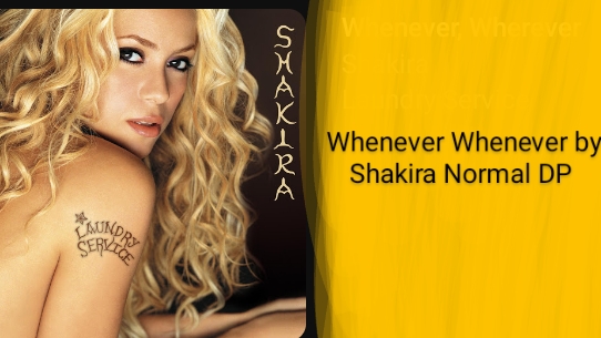 Beatstar Whenever Whenever by Shakira Normal DP
