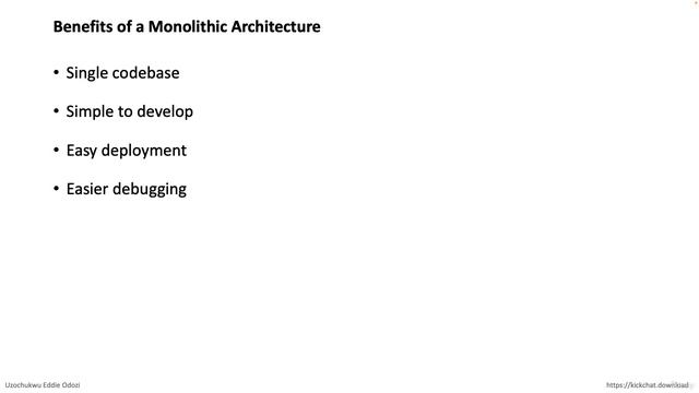 7 - Monolithic Architecture