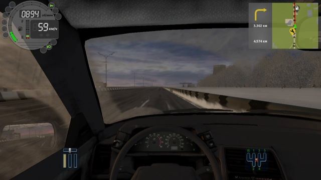 181) City Car Driving 4.672 км Южный объезд - Молодежный [ДТП Южный объезд - Трамвайная]