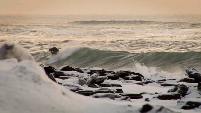 Kamchatka winter surf