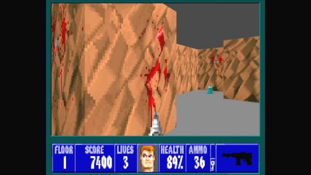 Wolfenstein 3D - Fastest Shovels 9 - E1F1: Beef! - 100% Secrets