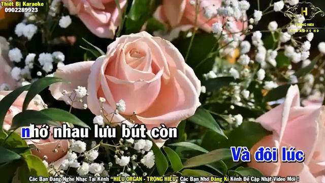 Karaoke Lưu Bút ngày Xanh Tone Nam