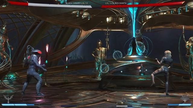 Injustice 2 Black Canary vs Black Manta