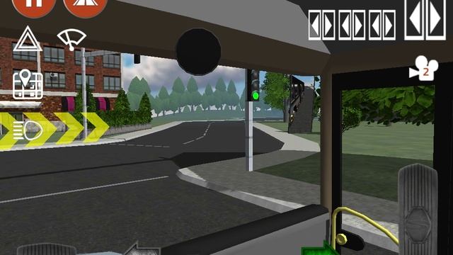 Показываю мой придуманый маршрут в Public Transport Simulator.