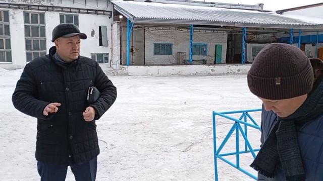 Министр экологии края Владимир Часовитин на мясокомбинате ЗАО "Назаровское"