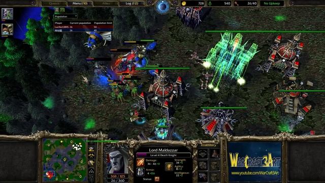 Lucifer(UD) vs Lyn(NE) - WarCraft 3 Frozen Throne - RN3609