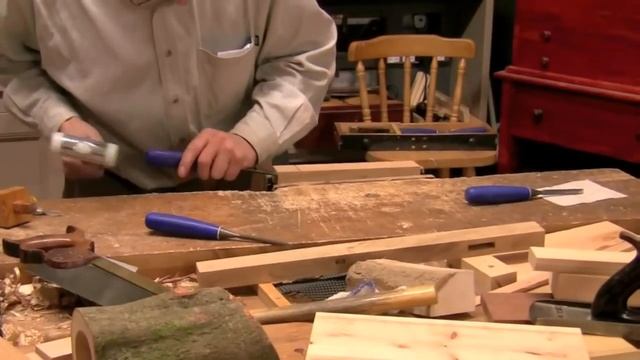 01. Paul Sellers｜Mortise and tenon joint by hand, in oak
