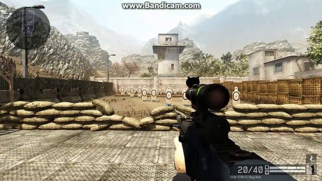 Макрос на Tavor STAR-21 Navy Blue (Зажим в точку)